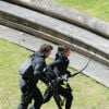 Hunger Games 3 : Jennifer Lawrence et Liam Hemsworth en plein tournage à Noisy le Grand le 15 mai 2013