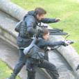 Hunger Games 3 : Liam Hemsworth et Jennifer Lawrence en tournage à Noisy le Grand le 14 mai 2013