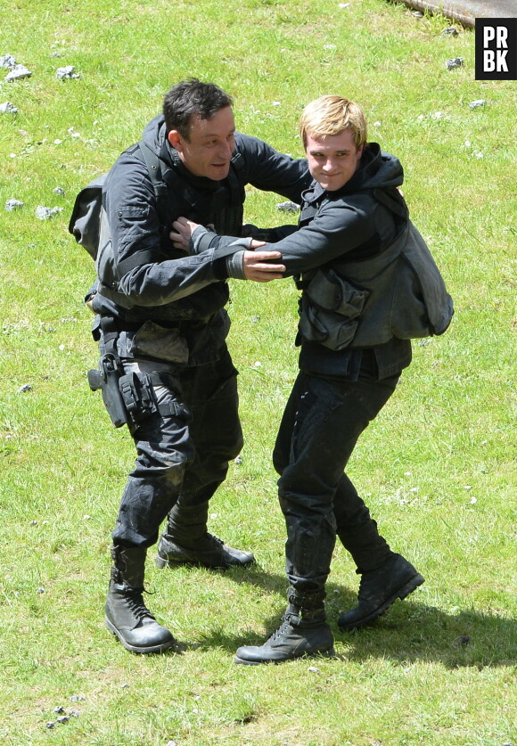 Hunger Games 3 : Josh Hutcherson en tournage à Noisy le Grand le 14 mai 2013
