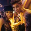 Nabilla Benattia aux côtés de Justin Bieber lors du Festival de Cannes, le 18 mai 2014