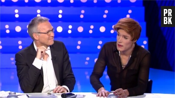 Nicolas Bedos et Laurent Ruquier dans On n'est pas couché sur France 2 le 14 juin 2014