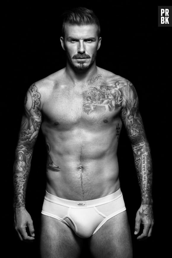 David Beckham en slip