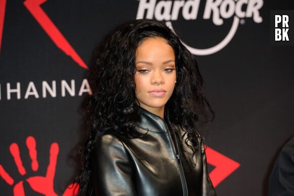 Rihanna au Hard Rock Café de Paris, le 5 juin 2014