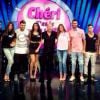 Plusieurs candidats de télé-réalité durant l'enregistrement de l'émission "Chéri t'es le meilleur" de Cauet