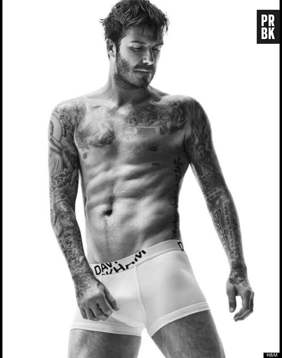 David Beckham en sous-vêtements pour la campagne H&M automne-hiver 2014