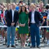 Kate Middleton, Prince William et Prince Harry ont donné le coup d'envoi du Tour de France 2014, le 5 juillet