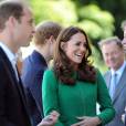  Kate Middleton et Prince William durant la c&eacute;r&eacute;monie du coup d'envoi du Tour de France, le 5 juillet 2014 