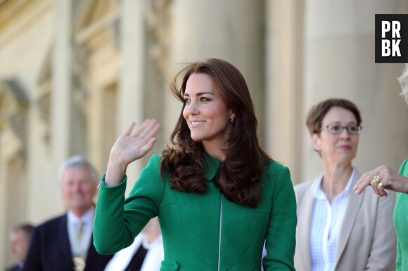 Kate Middleton durant la cérémonie du coup d'envoi du Tour de France, le 5 juillet 2014