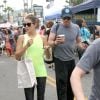 Ian Somerhalder et Nikki Reed en couple ? (ici repérés ensemble au marché de Los Angeles, le 20 juillet 2014)