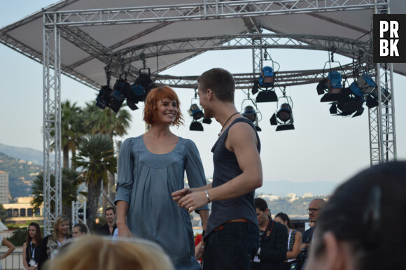 Danse avec les Stars : Fauve Hautot et Yann-Alrick Mortreuil au Festival de Monte Carlo le 8 juin 2014