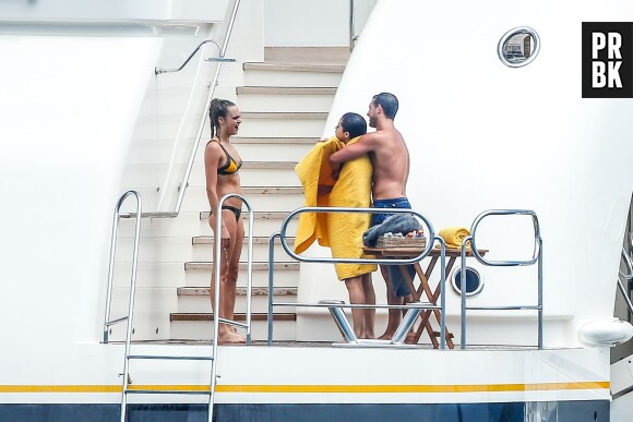 Selena Gomez et Tommy Chiabra très proches à Saint Tropez le 22 juillet 2014