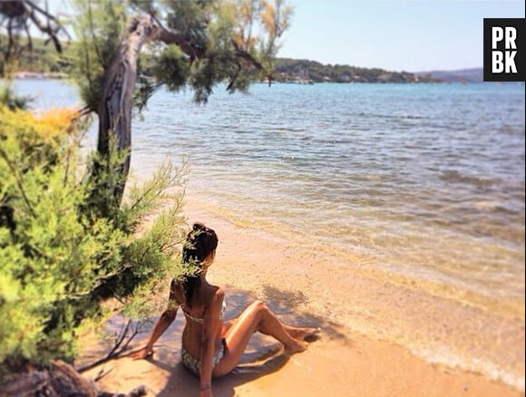 Tal en bikini sur Instagram, le 3 août 2014