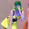 Katy Perry et son look improbable sur scène pendant le Prismatic World Tour en 2014
