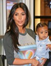  Kim Kardashian et sa fille North &agrave; Burbank, le 7 ao&ucirc;t 2014 