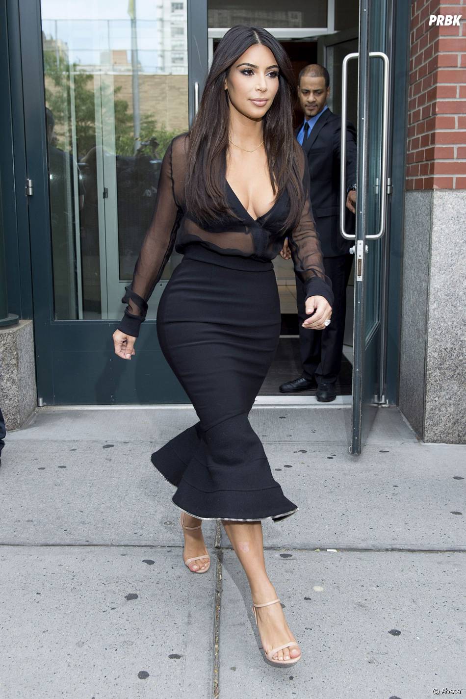 Kim Kardashian a fait monter la température dans les rues de New York, le 11 août 2014