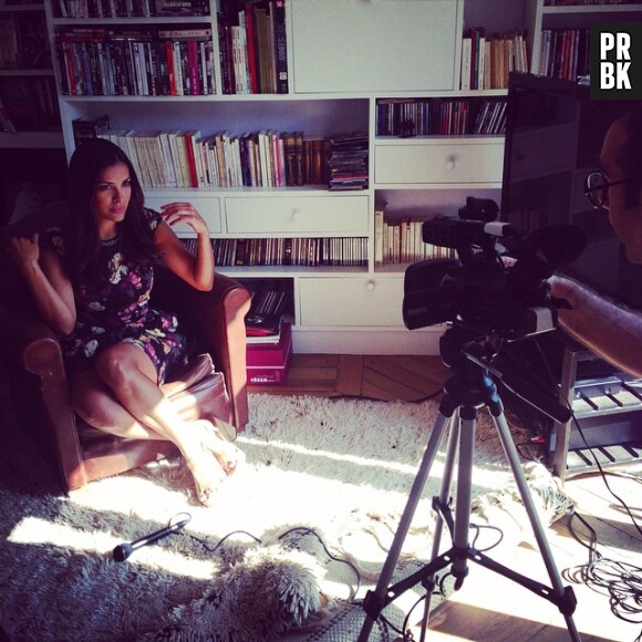 Gyselle Soares durant une interview sur Instagram