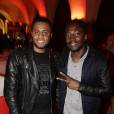 Axel Tony et Noom Diawara  à la soirée FIFA 15 le 22 septembre 2014 