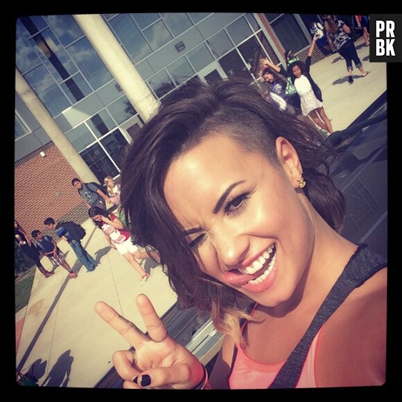 Demi Lovato rasée sur Instagram, le 6 octobre 2014