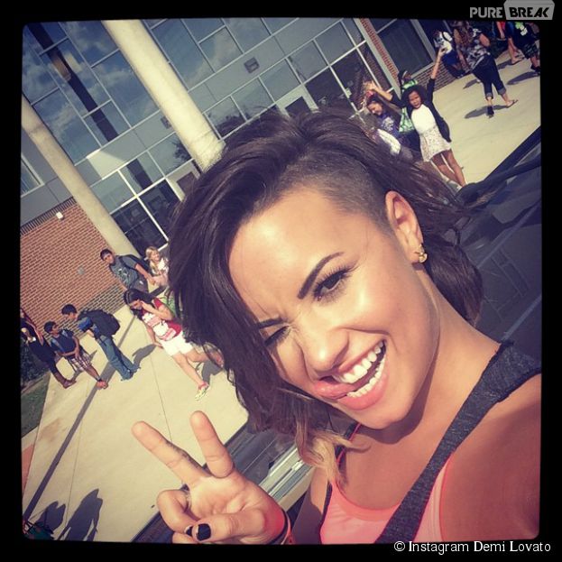 Demi Lovato ras&eacute;e sur Instagram, le 6 octobre 2014