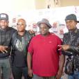 The Shin Sekaï, Jacky Brown (Neg Marrons), Issa Doumbia, Black M lors de la conférence de presse de Trace Urban Music Awards 2014 au Casino de Paris, le 23 septembre 2014