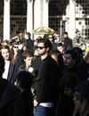 Rising Star : l'enterrement de Gaël Lopes en présence de sa famille, de ses proches et aussi de Faustine Bollaert a eu lieu le 27 octobre 2014 au cimetière du Père Lachaise à Paris