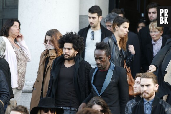 Rising Star : l'enterrement de Gaël Lopes en présence de sa famille, de ses proches (parmi lesquels Marco Prince) et aussi de Faustine Bollaert a eu lieu le 27 octobre 2014 au cimetière du Père Lachaise à Paris