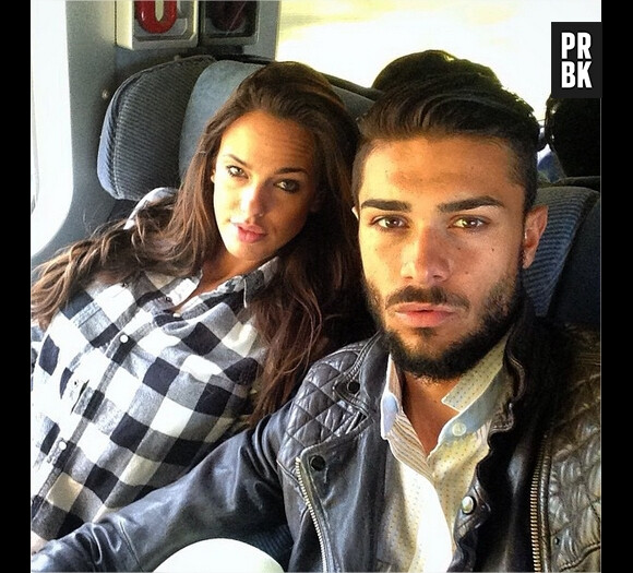 Julien Guirado et Vanessa Lawrens sur une photo