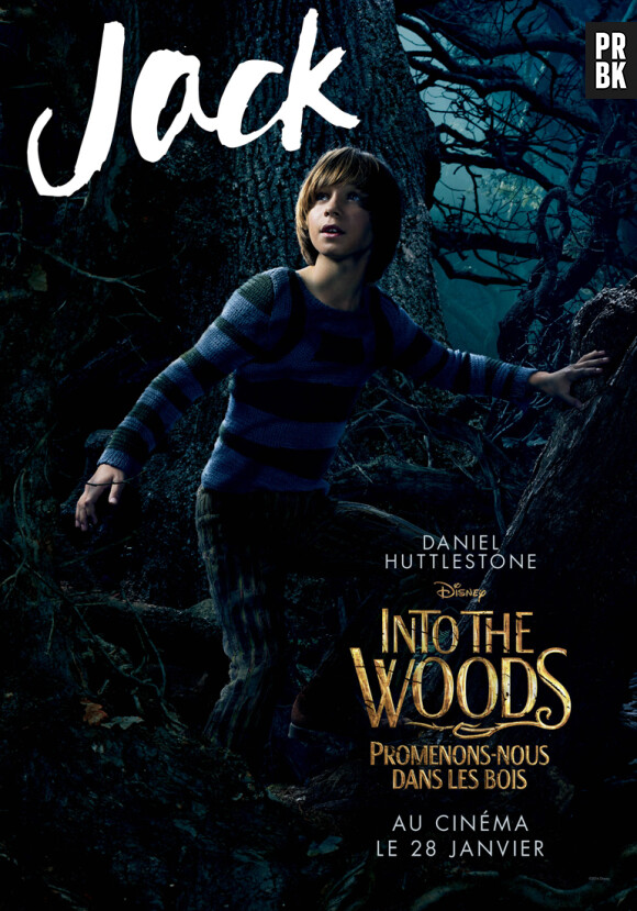 Into the Woods : l'affiche avec Daniel Huttlestone dans le rôle de Jack
