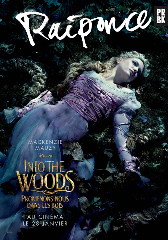 Into the Woods : l'affiche avec Mackenzie Mauzy dans le rôle de Raiponce