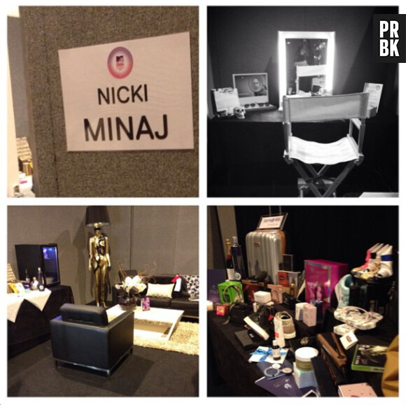 MTV EMA 2014 : les photos de la loge de Nicki Minaj