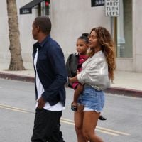 Beyoncé, Jay Z et Blue Ivy lookés pour un shopping en famille