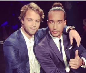 Koh Lanta 2014 : Laurent et Martin pendant la finale, le 21 novembre 2014 sur TF1