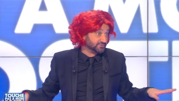 Cyril Hanouna - cheveux en rouge comme promis dans TPMP : prends garde Fauve Hautot !