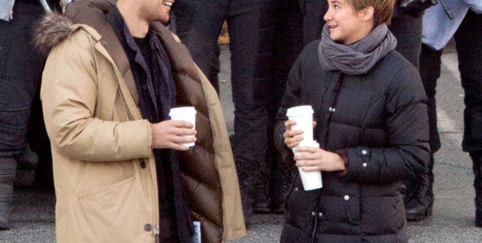 Divergente 2 : Theo James et Shailene Woodley dans les coulisses du tournage le 19 décembre 2014