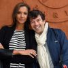 Karine Le Marchand et Stéphane Plaza à Roland Garros le 29 mai 2014