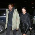  Kim Kardashian et Kanye West en couple dans les rues de NY, le 8 janvier 2015 