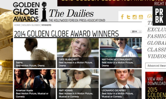 Golden Globes 2015 : les gagnants déjà connus ?
