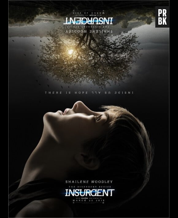 Divergente 2 : Shailene Woodley (Tris) sur une affiche du film