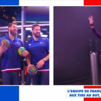 Cyril Hanouna canardé par les joueurs de l'équipe de France de handball dans TPMP