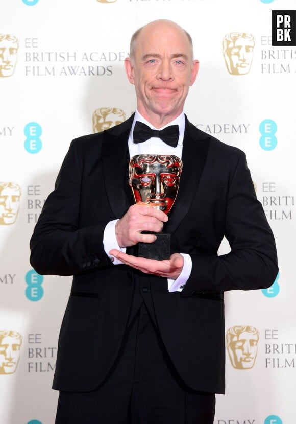 JK Simmons gagnant aux BAFTA 2015