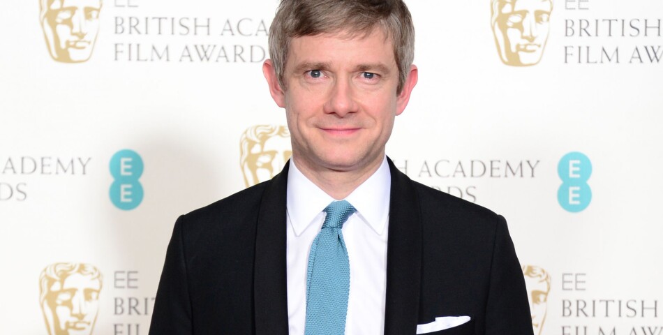 Martin Freeman sur le tapis-rouge des BAFTA le 8 février 2015 à Londres