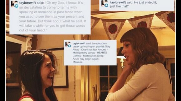 Taylor Swift adorable : elle console une fan plaquée par son mec