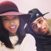Chris Brown et sa petite-amie Karrueche Tran en photo sur Instagram