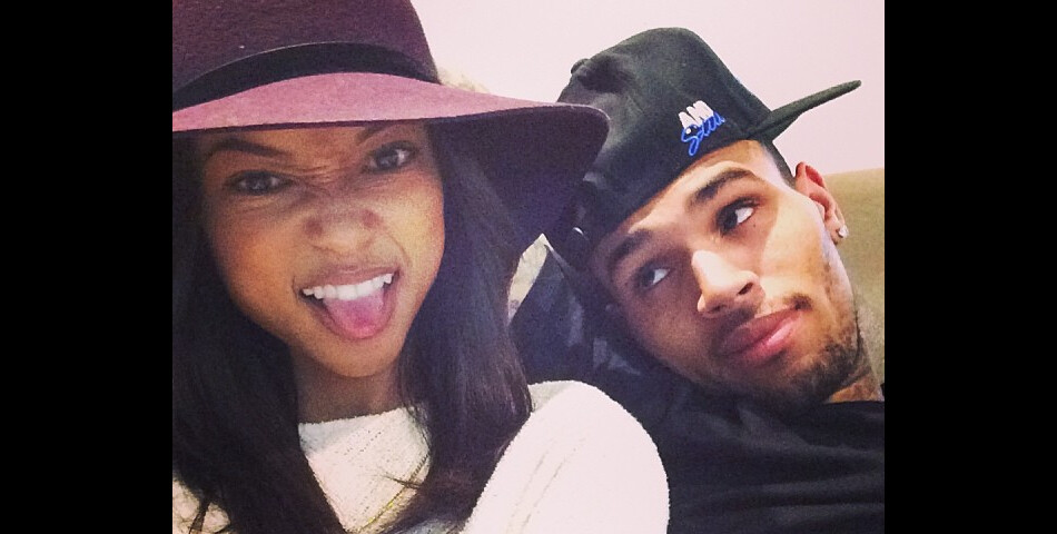  Chris Brown et sa petite-amie Karrueche Tran en photo sur Instagram 