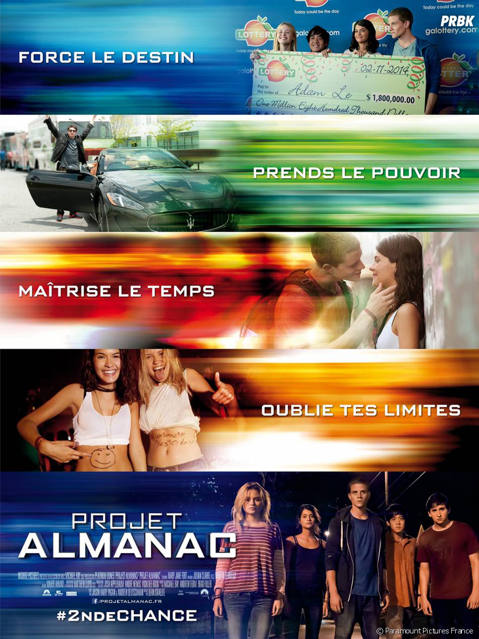 Film Streaming Projet Almanac Projet Almanac : l'affiche du film - Purebreak