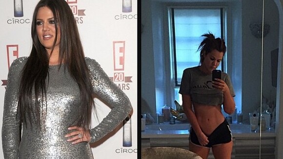 Khloe Kardashian exhibe ses abdos sur Instagram : l'avant/après hallucinant de la soeur de Kim