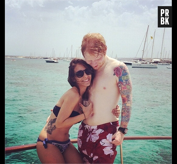 Ed Sheeran et sa petite-amie Athina Andrelos 
