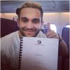 Malik Bentalha blond sur Instagram avant son départ pour la Thaïlande, le 12 mars 2014