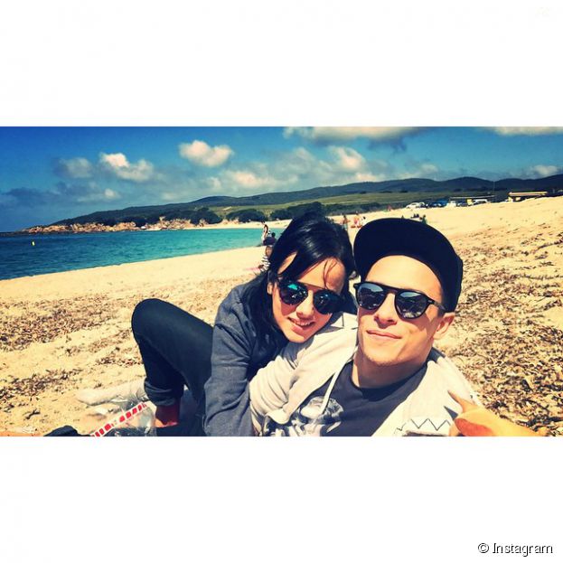 Aliz&eacute;e et Gr&eacute;goire Lyonnet amoureux &agrave; la plage sur Instagram