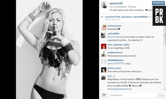 Stéphanie Clerbois sexy en bikini sur Instagram
